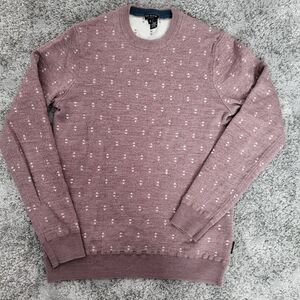Ted Baker unisex crewneck pink sweater sz 2 (S)